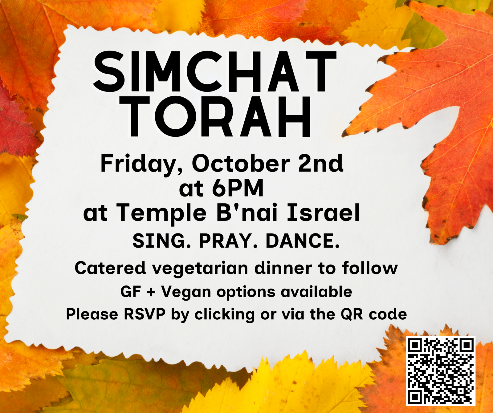 Simchat Torah at TBI October 2