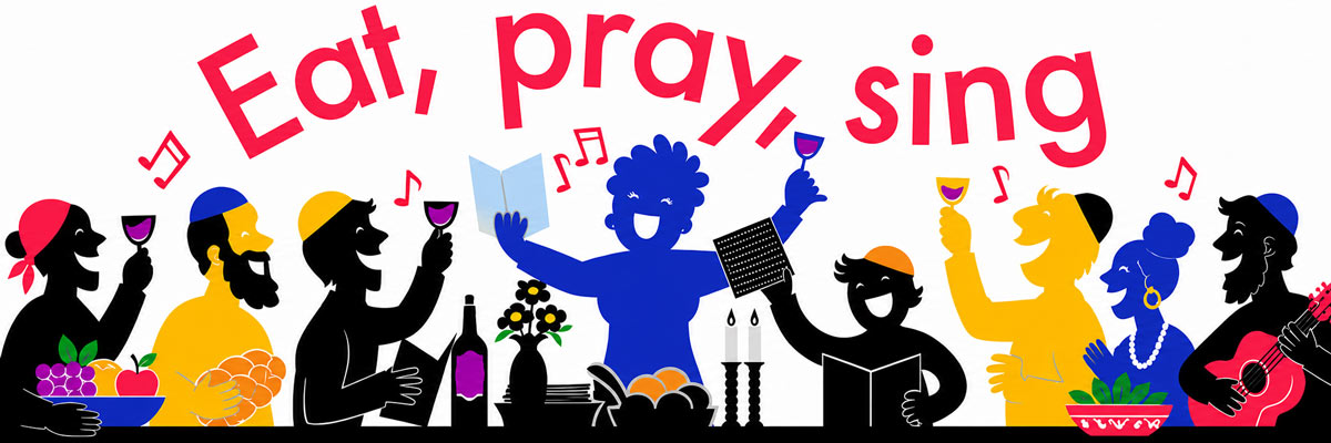 Eat, Pray, Sing in the CoM Sukkah